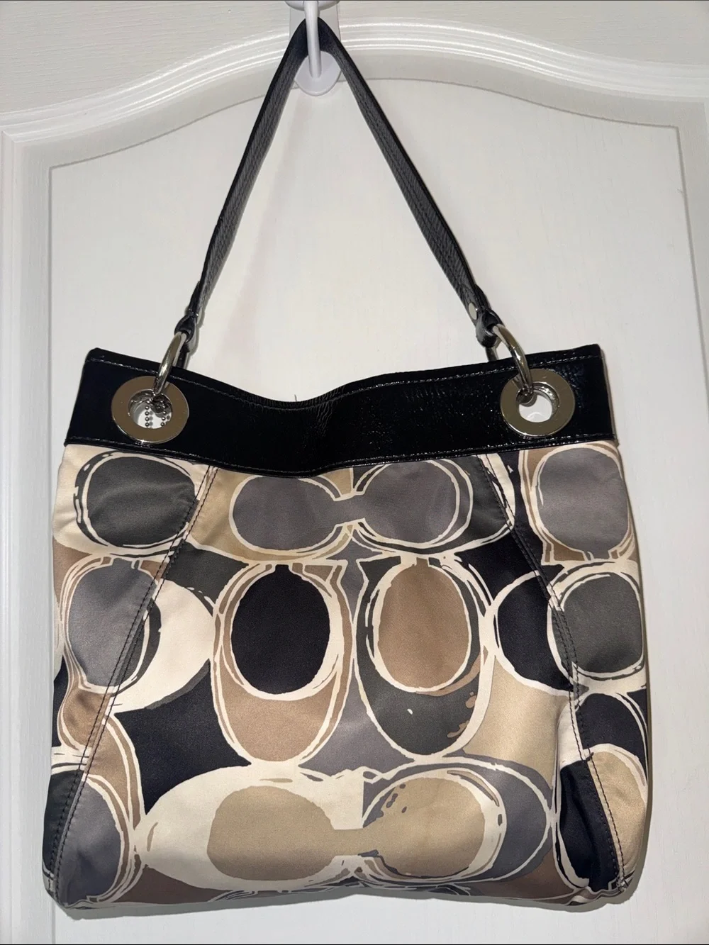 Coach Ashley Signature Scarf Print Bag